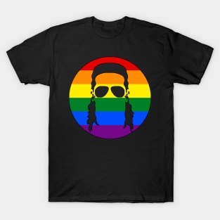 Mullet Silhouette - Rainbow T-Shirt